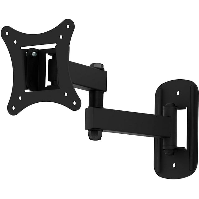 AVF EL104B-A Multi Position Dual Arm TV Mount for 12 to 25-Inch Screen, Black