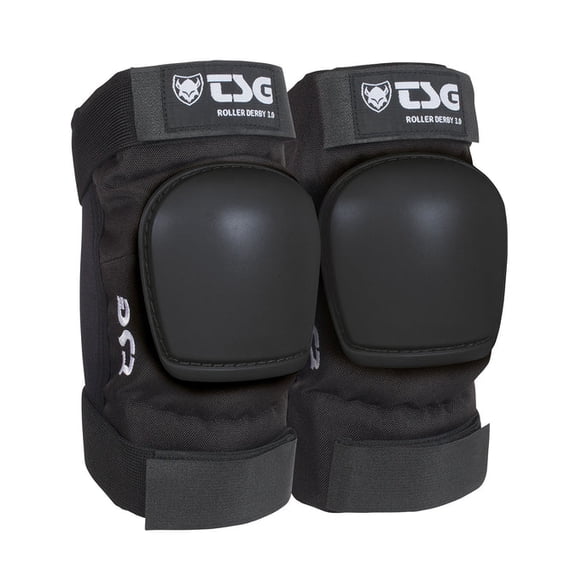 TSG Roller Derby 3.0 Skate Elbow Pads – Hard Shell Protection, EVA Foam Cushioning, 360° Velcro Straps