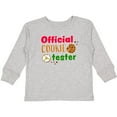 thumbnail image 3 of Inktastic Official Cookie Tester Christmas Cookies Boys or Girls Long Sleeve Toddler T-Shirt, 3 of 5