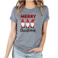 thumbnail image 1 of Shorts pour Femmes, T-Shirts pour Femmes, Mode Décontractée Imprimée Col Rond Manches Courtes T-Shirt Décontracté, 1 of 2