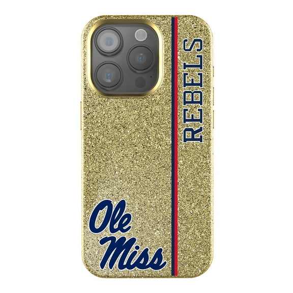 Keyscaper Gold Ole Miss Rebels iPhone Bling Case