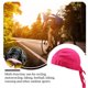 thumbnail image 4 of Eigraketly Sombreros Gorros de quimio Pañuelo para la cabeza Bandana Quick Sun Pasamontañas atado por detrás Hip Pop Head Wrap Casco Capucha interior Ciclismo Rosa roja Eigraketly OD020489-13B, 4 of 6