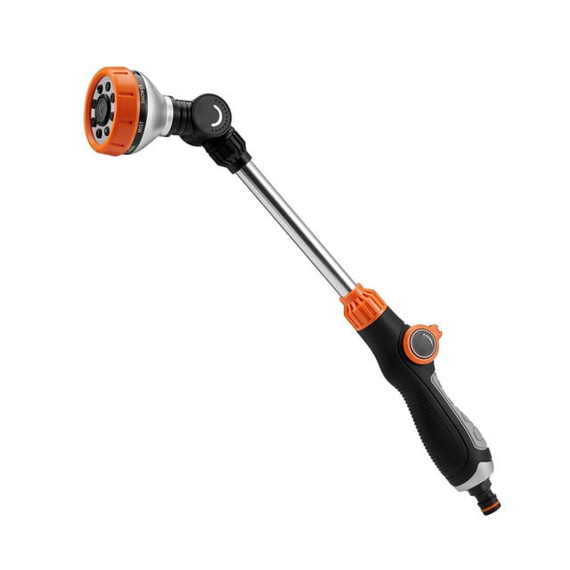 18 Inches Garden Watering Wand 180° Rotating Head Hose Wand with Thumb ...