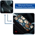 thumbnail image 5 of Baseball Soft Comfortable Furry Printed Armrest Cover, Car Armrest Cover, Armrest Accessory, 12.5x8.2 Inch, 5 of 6