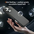 thumbnail image 5 of Allytechgroup Carbon Fiber Case for iPhone 14 Pro Max, Slim Lightweight Magnetic Back Cover Support Wireless Charging Non-Slip Shockproof Anti-Scratch for iPhone 14 Pro Max Women Men, Black, 5 of 9