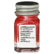 Testors Enamel Paint 1/4oz Mtlc Red