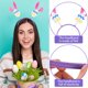 thumbnail image 4 of Pisexur Belleza Maquillaje Diadema de Pascua, huevos de Pascua, conejito, zanahoria, pollo, aro para el pelo, bandas para el pelo, diadema para el día de Pascua, accesoriospara mujeres y hombres, 4 of 5