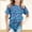 Dark Blue, variant on RTKFRFLM Girls Colorful Fish Scale Top Short Sleeve Casual Graphic T-Shirt Dark Blue 8-9 Years