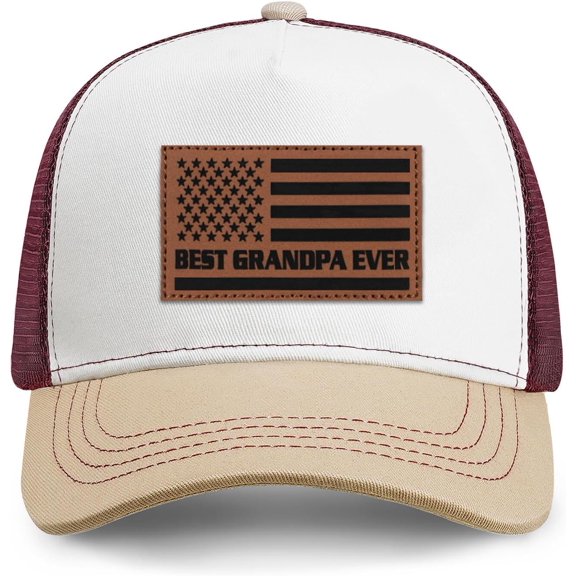 Papa Gifts from Grandkids American Flag Hat for Grandpa