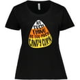 thumbnail image 3 of Inktastic Halloween No Such Thing As Too Much Candy Corn Women's Plus Size T-Shirt, 3 of 5
