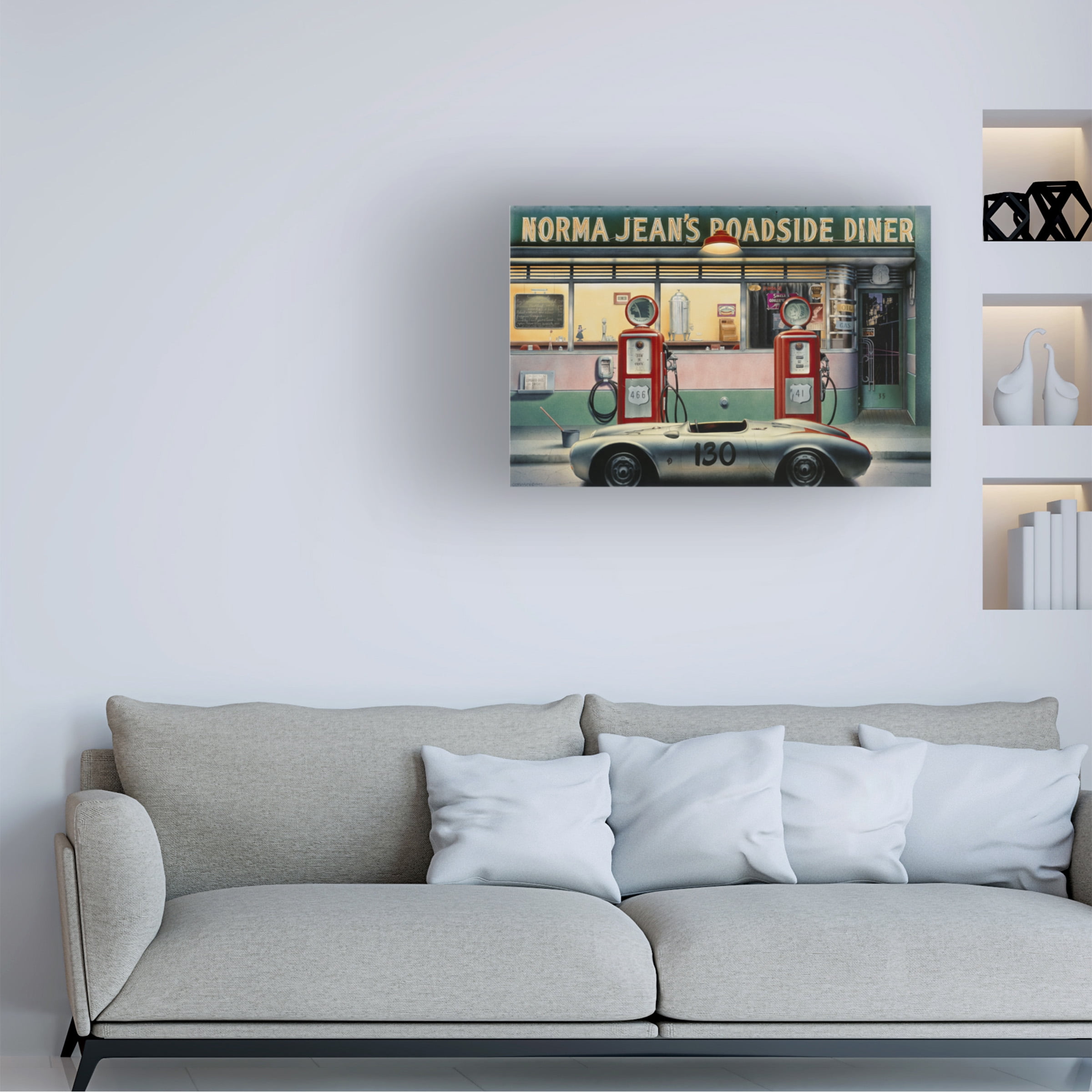 Chris Consani 'Destiny Highway' Canvas Art