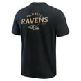 thumbnail image 3 of Men's Darius Rucker Collection by Fanatics Black Baltimore Ravens Washed Henley T-Shirt, 3 of 3