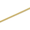 thumbnail image 2 of LOVEBLING 10K Yellow Gold 4mm Plain Hollow Franco Chain Necklace (26"), 2 of 5