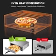 thumbnail image 4 of WeChef Countertop Pizza Oven Electric Pizza Maker 1700W for 16" Pizza Commercial, 4 of 9