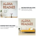 thumbnail image 4 of 1 Ensemble Ballon de Fête Hawaii Ballon de Fête Premium Ballon Lettre Durable, 4 of 8