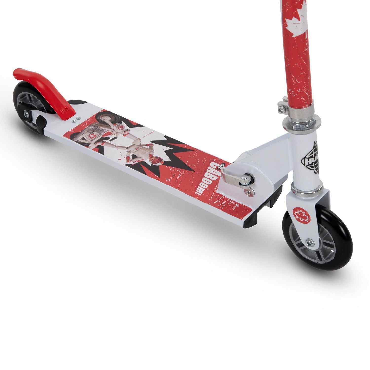 Disney•Pixar Duke Caboom 2-Wheel Boys’ Inline Folding Aluminum Scooter, by Huffy