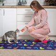 thumbnail image 3 of DarkBlue Dinosaurs with Shapes Pattern Kitchen Rugs Sets Of 2,Anti Fatigue Kitchen Mat Rugs Non Slip Washable,Decorative Kitchen Floor Mats for Kitchen,Sink,Laundry,17"x30"+17"x47", 3 of 7