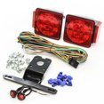 thumbnail image 2 of Red Hound Auto LED Submersible Square Light Kit Trailer 80 inches- Boat Marine & 2 Red Side Marker, 2 of 6