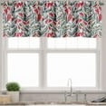 thumbnail image 3 of Ambesonne Retro Valance & Curtain, Colored Boho Flowers Leaf, 55"x45", Grey and Hot Pink, 3 of 6