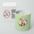 thumbnail image 2 of Carolines Treasures CK4364CDL Airedale Terrier Soy Candle 10 oz Decorative Gift Scented Soy Candles for Home Green, 2 of 2
