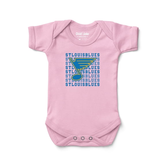 Newborn & Infant Chad & Jake Light Pink St. Louis Blues Bodysuit