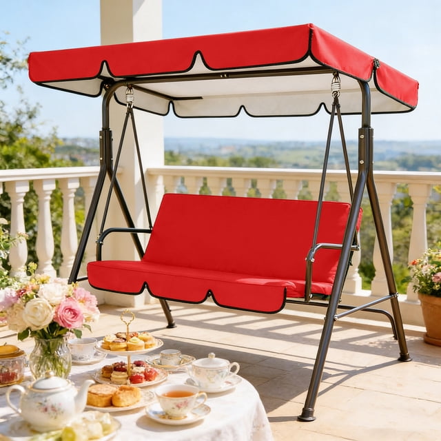 BotaniNest Outdoor Patio Shade Cover Protecting Shield For Sun And Weather Outdoor Swing