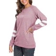 thumbnail image 3 of Sweat-shirts à Manches Longues pour Femmes Pull en Tricot, 3 of 6