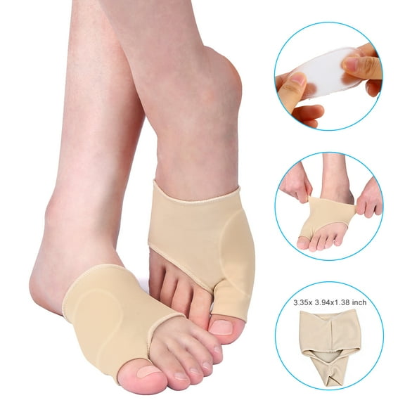 Toe Separators Protector, Metatarsal Toe Pad Forefoot Cushion Socks for Women Men,Pain Relief, One Size