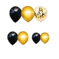 thumbnail image 1 of Billuyoard 110 Uds conjunto de globos de fiesta globos decoración de fiesta de cumpleaños globos de aire de látex de oro negro decoración del hogar con Kits de decoración para fiestas Billuyoard HA006497-00, 1 of 6