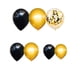 thumbnail image 1 of Billuyoard 110 Uds conjunto de globos de fiesta globos decoración de fiesta de cumpleaños globos de aire de látex de oro negro decoración del hogar con Kits de decoración para fiestas Billuyoard HA006497-00, 1 of 6
