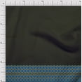 thumbnail image 1 of Soimoi Georgette Viscose Fabric Mandala & Shield Symbol Panel Print Fabric by The Yard 42 Inch Wide, 1 of 1
