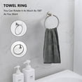 thumbnail image 5 of 3 - Piece Bathroom Hardware Accessories Set Wall Mounted, 5 of 9