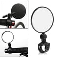 thumbnail image 4 of 2pcs Bike Mirrors, Riding Adjustable Swivel Handlebar Mount Plastic Convex Mirror for Mountain Road Bikes, 4 of 5