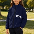 thumbnail image 6 of OGLCCG Kids Fleece Jacket Boys Girls Long Sleeve Full Zip Coat Comfy Casual Fall Winter Warm Jacket with Pockets Size 2-14, 6 of 8