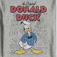 thumbnail image 2 of Men's Mickey & Friends Donald Duck Original Art Sweatshirt Athletic Heather Medium, 2 of 4
