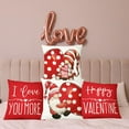 thumbnail image 4 of 4PC Valentine's Day Pillowcases For Girlfriend Pillow Cushion Home Printing Pillow Set Sofa Bedside Cushion Valentine's Day Pillow Covers, 4 of 5