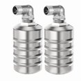 thumbnail image 1 of 2Pcs Fully Automatic Water Level Control Float Valve, Water Level Controller Tank 1/2Inch Side Water Intake, 1 of 7