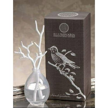 FRENCH GARDENIA ILLUMINARIA BRANCH ZODAX Porcelain Diffuser