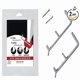 thumbnail image 3 of 2-Pack ABS Door Stopper, Anti-Collision Floor Mount Holder, Wall Mounted Door Prop for Hold Open Functionality, 3 of 4