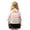 Pink, variant on Lightweight Color Contrast Mini Backpack with Bead Decor, Multi Compartment Portable Travel School Daily Shoulder Bag