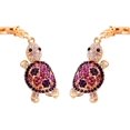 thumbnail image 1 of nestone Crystal Turtle Keychains, Cute Mini Turtle Pendant Key Rings Bling Keychain For Car Key Purse Bag Purple 2pcs, 1 of 1
