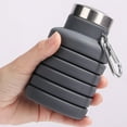 thumbnail image 5 of New Portable Silicone Water Bottle Retractable Folding Coffee Bottle Cups Outdoor Travel Tools Collapsible Sport Bottles, 5 of 9