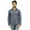 Gray, variant on Atasi Men's Blue Kurta Roll-Over Shirt Collar Neck Ethnic Indian Clothing-Small