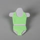 thumbnail image 5 of Ropa interior para muñeca en miniatura a escala 1/12, sujetador de tela, bragas, vestido para figura femenina verde claro, 5 of 7
