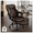 Brown w/ Foot rest, variant on TMV Reclining Ergonomic Office Chair - Big and Tall Executive Desk Chair, Comfy Leather Computer Chair for Home and Office,Grey