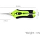 thumbnail image 4 of Green Manual Garden Pruning Shears, Stainless Steel Garden Plant Flower Pruner, Flower Pruner, Straight Blade, Bonsai Scissors, For Florists, 4 of 5
