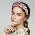 thumbnail image 5 of HomeKingdee Cloth-wrapped Wavy Headbands for Women- Textured Serrated Hair Accessory for Secure Hold on Parties, Work, School and Holidays, 5 of 6