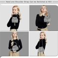 thumbnail image 4 of 2022 Upgrade Rhinestone Evening Bag Silver Purse Sparkly Diamond Silver Clutch Purses For Women Party Club Wedding, 4 of 5