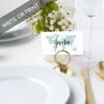 thumbnail image 2 of Koyal Wholesale Watercolor Destination Place Cards for Wedding Party Tables, Seating Place Cards for Holders, 60 Pack, 2 of 5