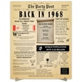 thumbnail image 1 of 56th Birthday Party Decor Poster 56 Years Ago Back In 1968, 1 of 5